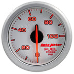 Autometer Airdrive 2-1/6in Fuel Pressure Gauge 0-100 PSI - Silver AutoMeter Gauges