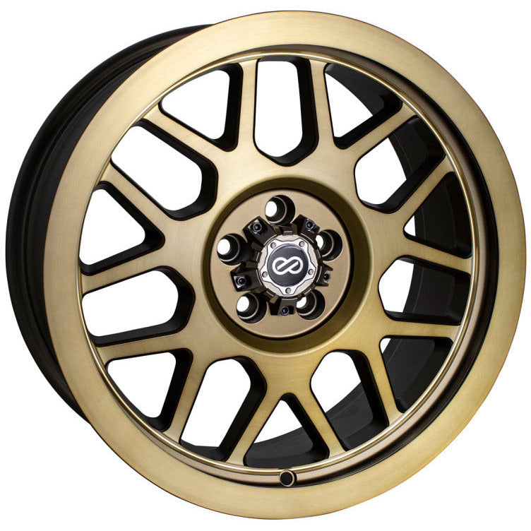 Enkei Matrix 17x9 6x139.7 10mm Offset 108mm Bore Brushed Gold Wheel Enkei Wheels - Cast