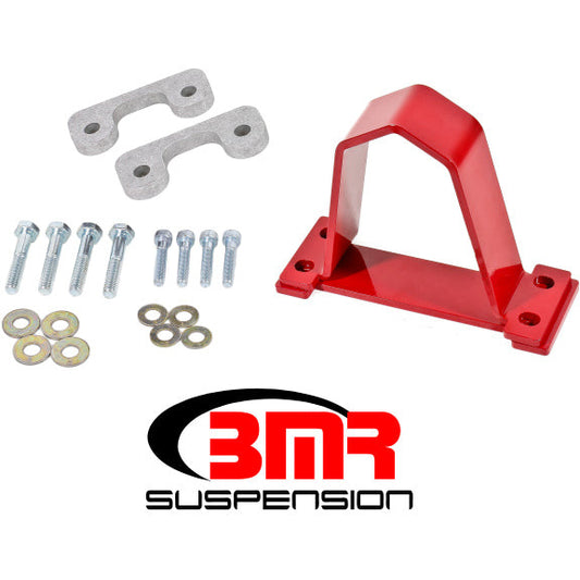 BMR 16-17 6th Gen Camaro Front Driveshaft Safety Loop - Red BMR Suspension Driveshaft Loops