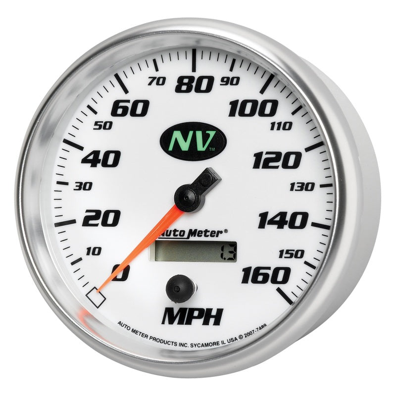 AutoMeter Gauge Speedometer 5in. 160MPH Elec. Programmable NV AutoMeter Gauges