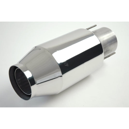 Gibson Marine Bullet Muffler (Pair) Transom Mount - 4in Inlet/11in Length - Stainless Gibson Muffler