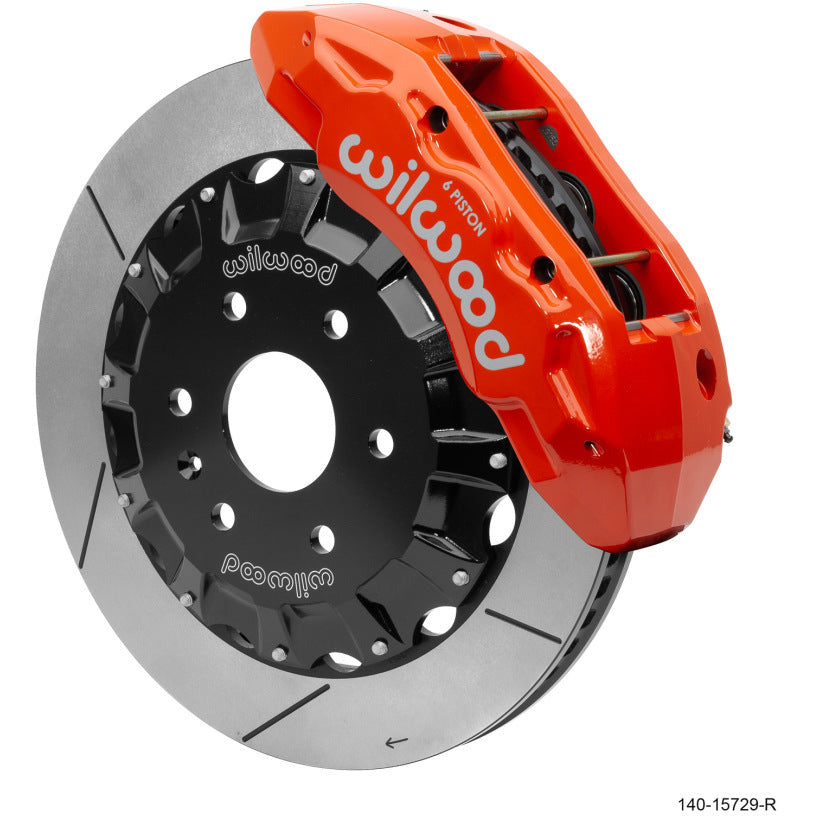 Wilwood TX6R Big Brake Truck Front Brake Kit 16in Rotor Red w/ Lines 2019 Cadillac / Chevrolet / GMC Wilwood Big Brake Kits