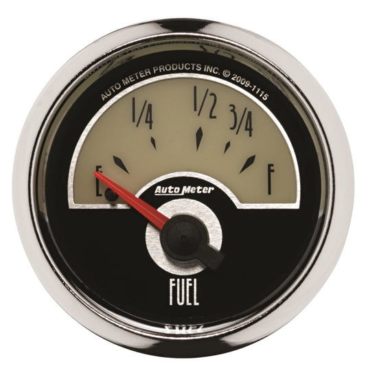 AutoMeter Gauge Fuel Level 2-1/16in. 73 Ohm(e) to 10 Ohm(f) Elec Cruiser AutoMeter Gauges