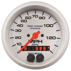 Autometer Gauge GPS Speedometer 3-3/8in 140 MPH Marine White Gauge AutoMeter Gauges