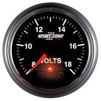 Autometer Sport-Comp II 2-1/16in Digital Voltometer Gauge - 18V AutoMeter Gauges