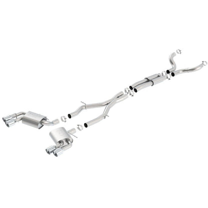 Borla 16-17 Camaro SS 6.2L Dual Tip Dual Split Rear Exit Dual Mode Catback Exhaust (NPP) Borla Catback