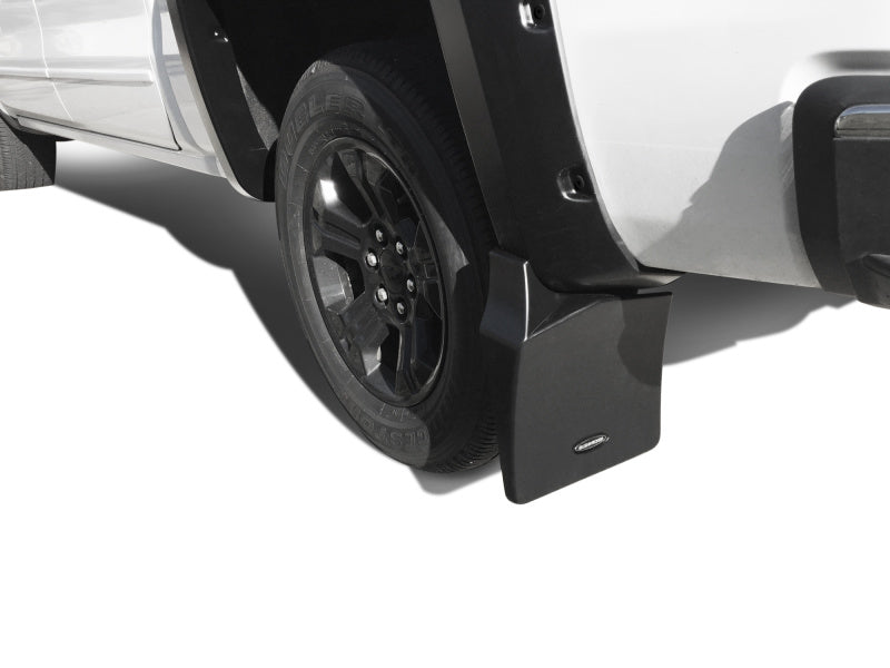 Bushwacker 14-18 Chevrolet Silverado 1500 Trail Armor Rear Mud Flaps (Fits Pocket Style Flares)