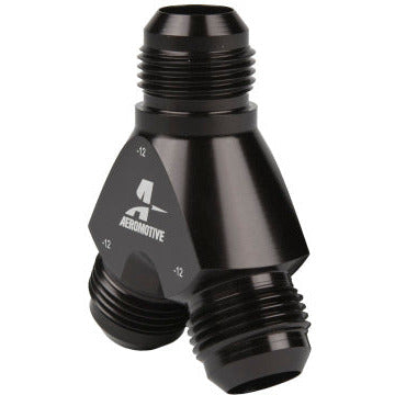 Aeromotive Y-Block - AN-12 - 2x AN-12 Aeromotive Fittings