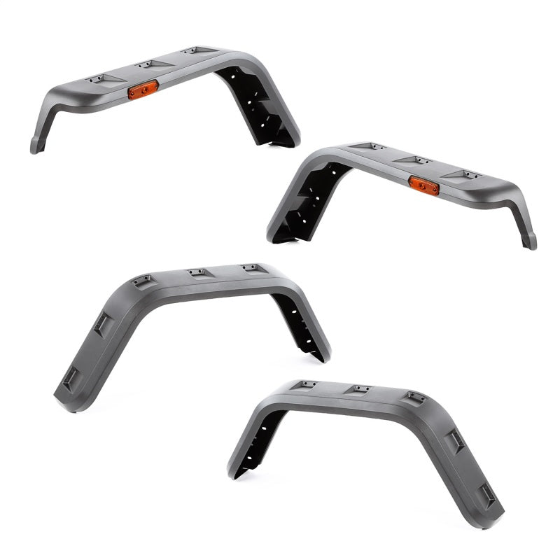 Rugged Ridge Hurricane Fender Flare Kit 97-06 Jeep Wrangler TJ Rugged Ridge Fender Flares