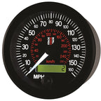 Autometer Stack Instruments 88MM 0-160 MPH / 260 KM/H Programmable Speedometer - Black AutoMeter Gauges