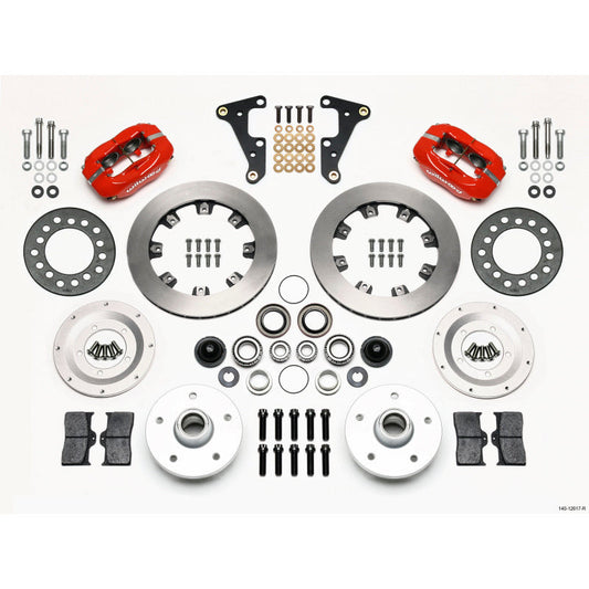 Wilwood Forged Dynalite Front Kit 11.75in Red 40-52 Oldsmobile Wilwood Big Brake Kits