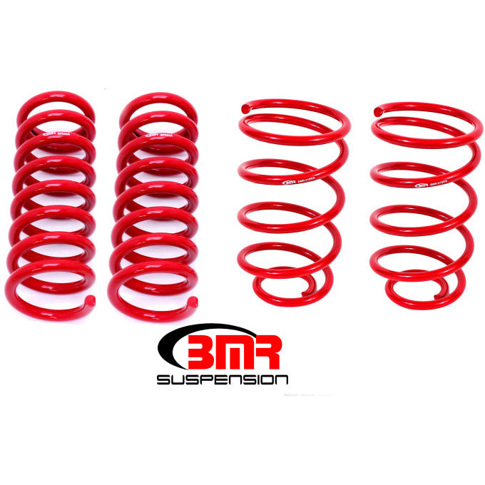 BMR 64-66 A-Body Lowering Spring Kit (Set Of 4) - Red BMR Suspension Lowering Springs