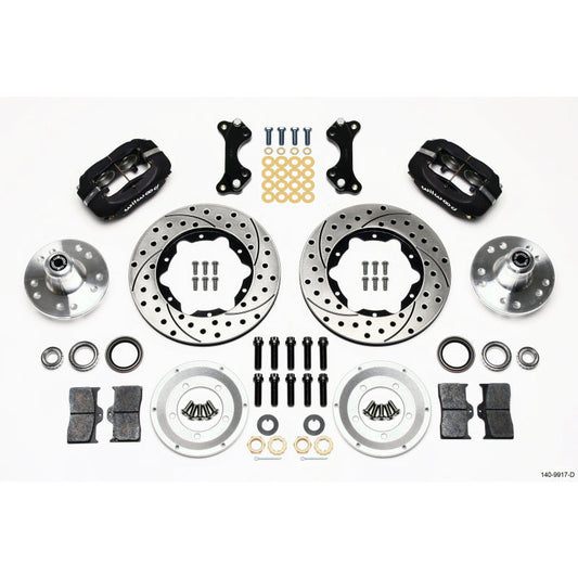 Wilwood Forged Dynalite Front Kit 11.00in Drilled WWE ProSpindle Wilwood Big Brake Kits