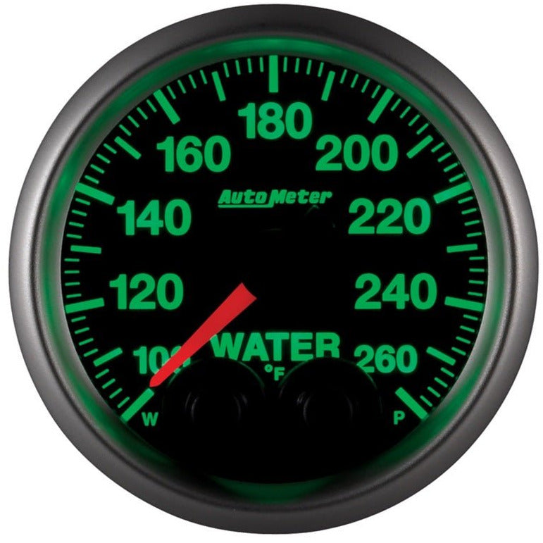 Autometer Elite 52mm 100-260 Degress F Water Temperature Peak and Warn Gauge w/ Electonic Control AutoMeter Gauges