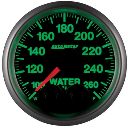 Autometer Elite 52mm 100-260 Degress F Water Temperature Peak and Warn Gauge w/ Electonic Control AutoMeter Gauges