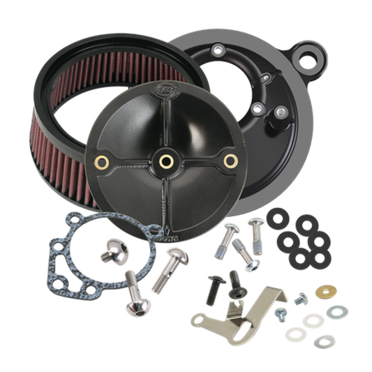 S&S Cycle 99-06 BT w/ S&S Super E/G Carburetor Stealth Air Cleaner Kit w/o Cover