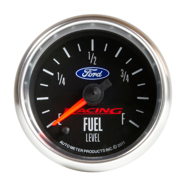 AutoMeter Gauge Fuel Level 2-1/16in. 0-280 Ohm Programmable Ford Racing AutoMeter Gauges