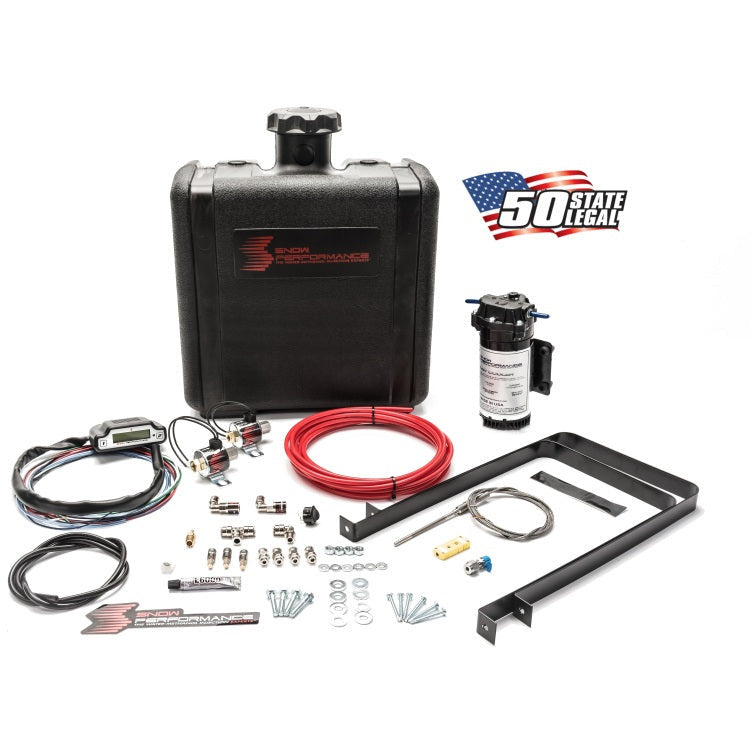 Snow Performance Stg 3 Boost Cooler Water Injection Kit TD (Red Hi-Temp Tubing and Quick Fittings) Snow Performance Water Meth Kits