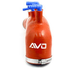 AVO Induction Red Silicone Turbo Inlet - 07-09 Subaru Legacy GT / 08-14 Subaru WRX AVO Forced Induction Components