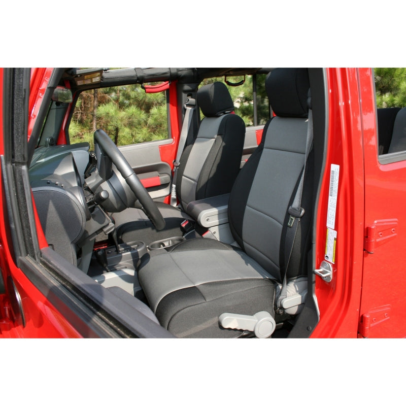 Rugged Ridge Neoprene Front Seat Covers 07-10 Jeep Wrangler JK Rugged Ridge Seats