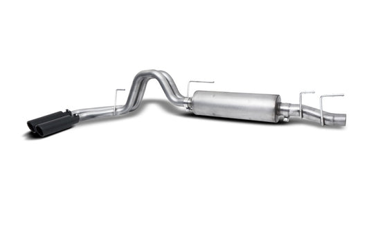 Gibson 21-24 Ford F150 2.7/3.3L 3/2.5in Cat-Back Dual Sport Exhaust System Stainless - Black Elite
