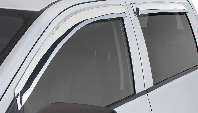 Stampede 2018-2019 Jeep Wrangler(JL) Unlimited Rubicon 4dr Tape-Onz Sidewing Deflector 4pc - Chrome