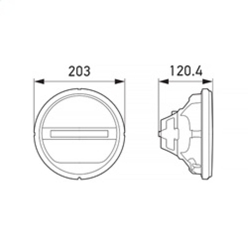 Hella Headlamp INSERT GR 1F8 Hella Light Covers and Guards