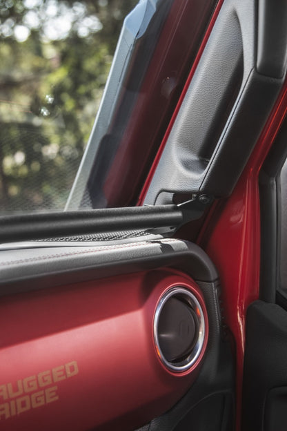 Rugged Ridge 18-21 Jeep Wrangler/Gladiator (JL/JT) Dash Bar - Black Rugged Ridge Dash & Interior Trim