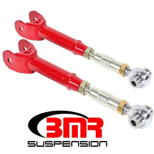 BMR 16-17 6th Gen Camaro Upper Control Arms On-Car Adj. Rod Ends (Polyurethane) - Red BMR Suspension Control Arms