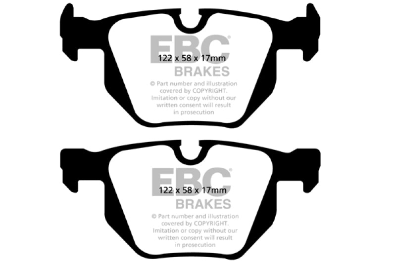 EBC 13+ BMW X1 3.0 Turbo (35i) Greenstuff Rear Brake Pads