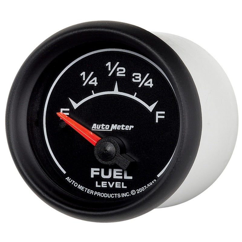 AutoMeter Gauge Fuel Level 2-1/16in. 0 Ohm(e) to 90 Ohm(f) Elec Es AutoMeter Gauges