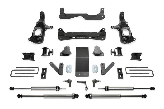 Fabtech 11-19 GM 3500HD 2WD/4WD 4in Basic Sys w/Dlss Shks