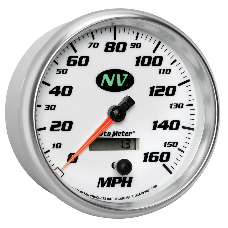 AutoMeter Gauge Speedometer 5in. 160MPH Elec. Programmable NV AutoMeter Gauges