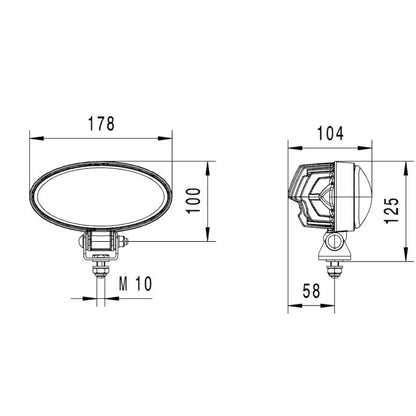 Hella Work Lamp Na 0Gr Md1224 Dt Ov902 1Gb Hella Work Lights