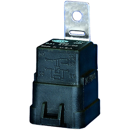 Hella Mini 280 Relay 12V 20/40A SPDT Weatherproof (Qty. 1) Hella Light Accessories and Wiring