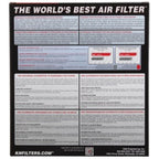 K&N 14-17 Opel Vivaro B L4-1.6L DSL Replacement Drop In Air Filter K&N Engineering Air Filters - Drop In