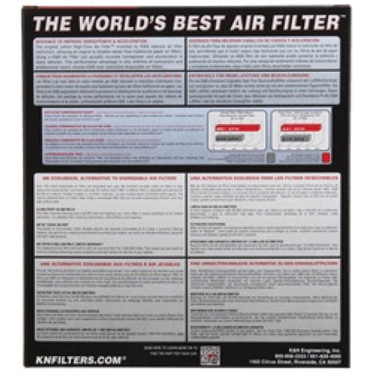 K&N 14-17 Opel Vivaro B L4-1.6L DSL Replacement Drop In Air Filter K&N Engineering Air Filters - Drop In