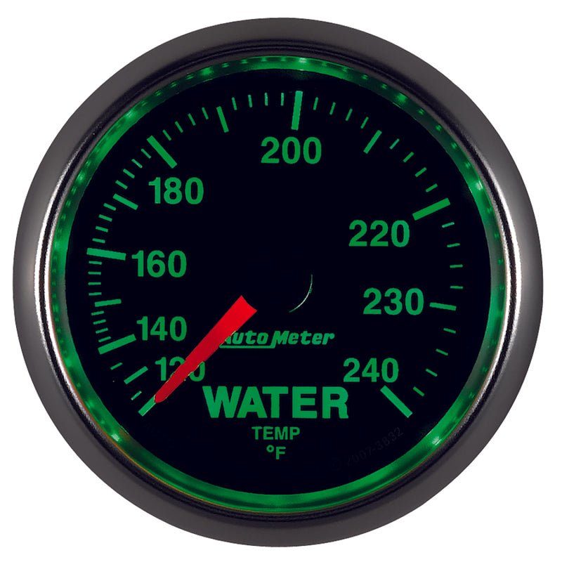 Autometer GS 52mm 120-240 Deg F Mechanical Water Temperature Gauge AutoMeter Gauges