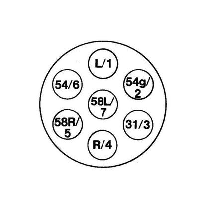 Hella Socket 7Pole Trailer Hella Wiring Connectors