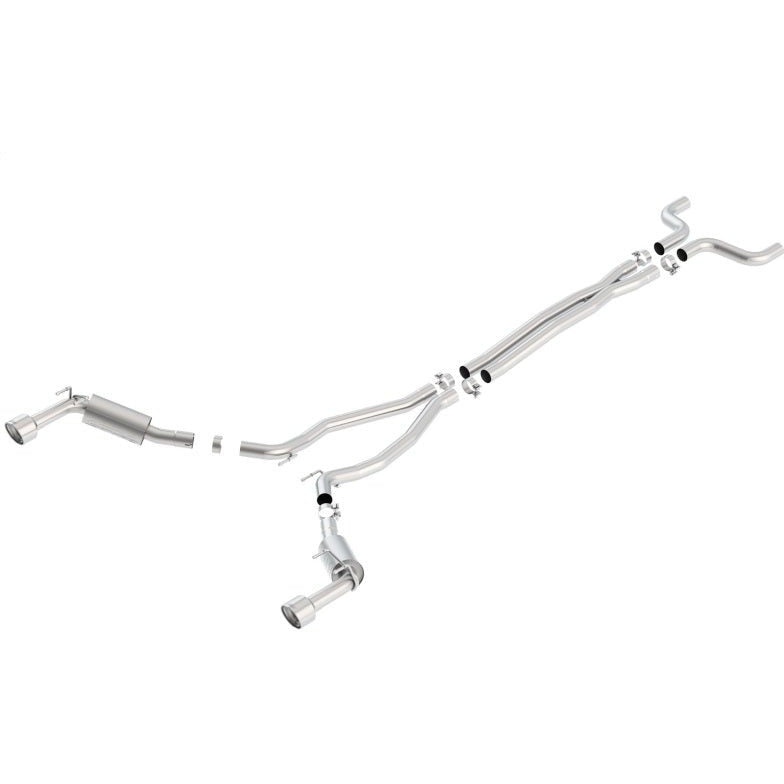 Borla 14-15 Chevy Camaro SS 6.2L V8 Single Split Rear Exit S-Type Catback Exhaust Borla Catback