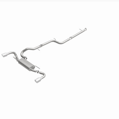 MagnaFlow 10-12 Mazda 3 L4 2.5L Hatchback Split Rear Exit Stainless Cat Back Performance Exhaust