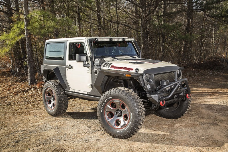 Rugged Ridge XHD Rear Armor Fenders Pair 2 Dr 07-18 Jeep Wrangler JK Rugged Ridge Fenders