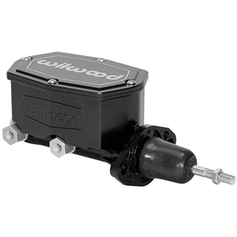 Wilwood Corvette C2 Compact Tandem Master Cylinder - 7/8in Bore Black Wilwood Brake Master Cylinder