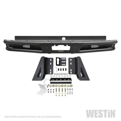 Westin 19-20 Ford Ranger Outlaw Rear Bumper - Textured Black