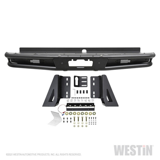 Westin 19-20 Ford Ranger Outlaw Rear Bumper - Textured Black