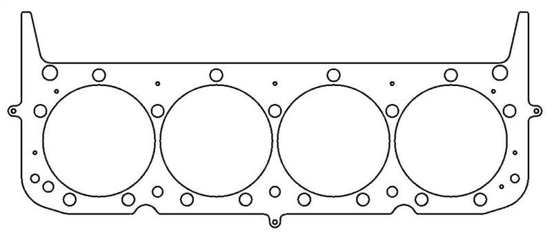 Cometic Chevy Small Block BRODIX BD2000 Heads 4.125in Bore .040in MLS Head Gasket