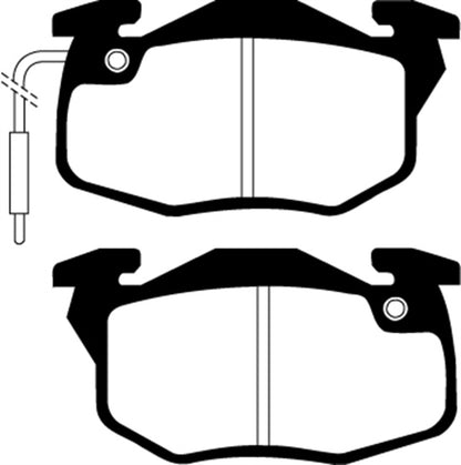 EBC 82-84 Renault Fuego 1.6 (Bendix) Greenstuff Front Brake Pads