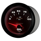 Autometer Phantom II 2 5/8in 0-100 PSI Short Sweep Electronic Oil Pressure Gauge AutoMeter Gauges