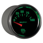 Autometer GS 0-100 PSI Short Sweep Electronic Oil Pressure Gauge AutoMeter Gauges