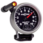 Autometer Sport-Comp II Quick Lite 3 3/4in 10K RPM Pedestal Tachometer AutoMeter Gauges